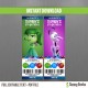 Inside Out Ticket Invitations